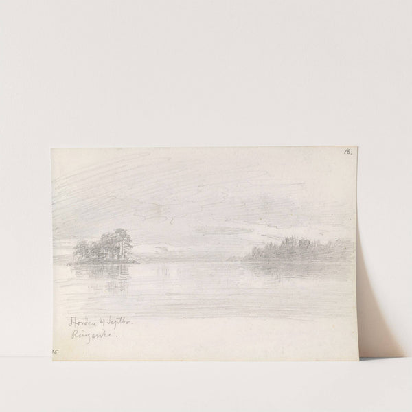 Storøya, Ringerike by Hans Gude