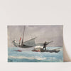 Stowing Sail by Winslow Homer