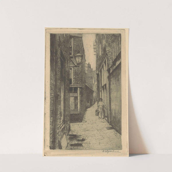 Straat in Rijswijk (1888-1934) by Willem Adrianus Grondhout