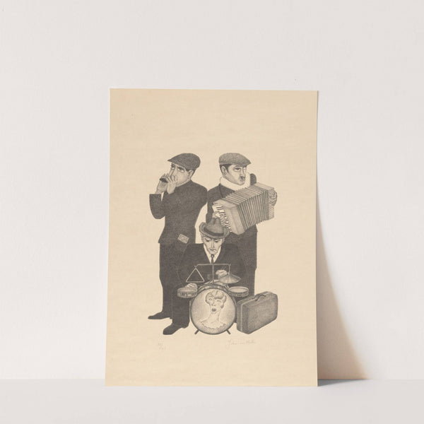 Straatmuzikanten (ca. 1925) by Johan van Hell