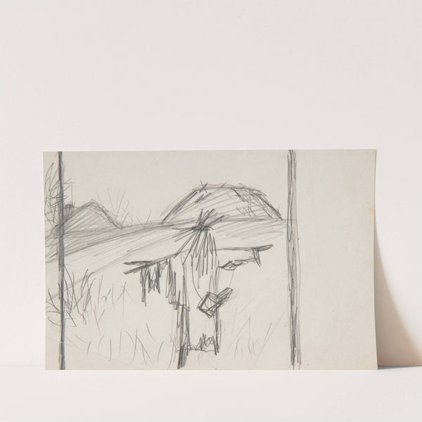 Strach - szkic do obrazu. by Marian Kopf