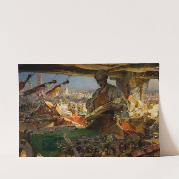 Stradivarius In His Workshop (1913) by Edgar Bundy