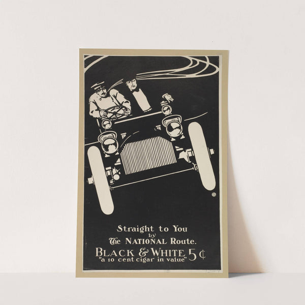 Straight to you by the national route. Black & White. (1895 - 1917)