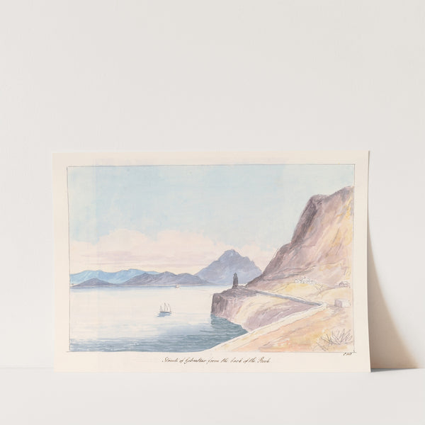 Straits of Gibraltar From the Back of the Rock by Charles Hamilton Smith