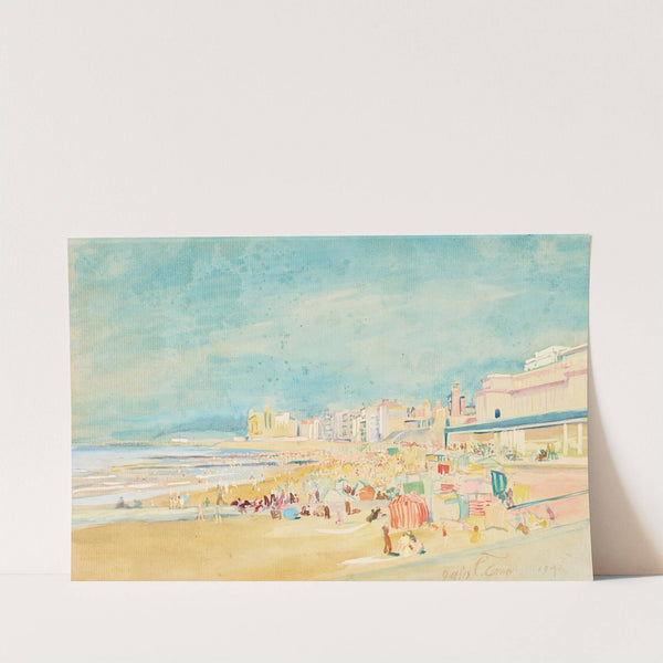 Strand te Oostende (1948) by Julius Collen Turner