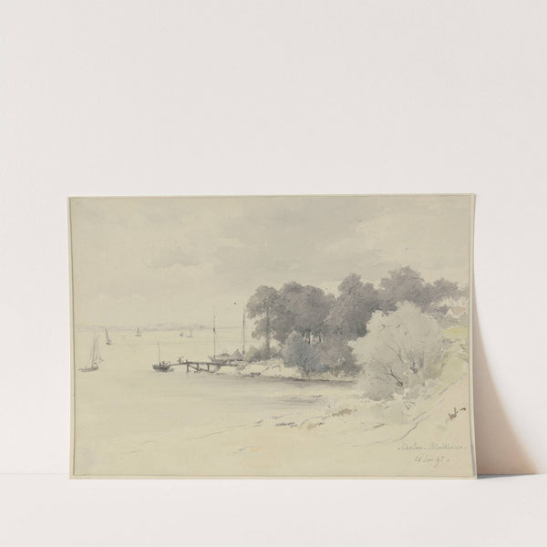 Strand von Schulau bei Blankenese by Adolf Hoeffler