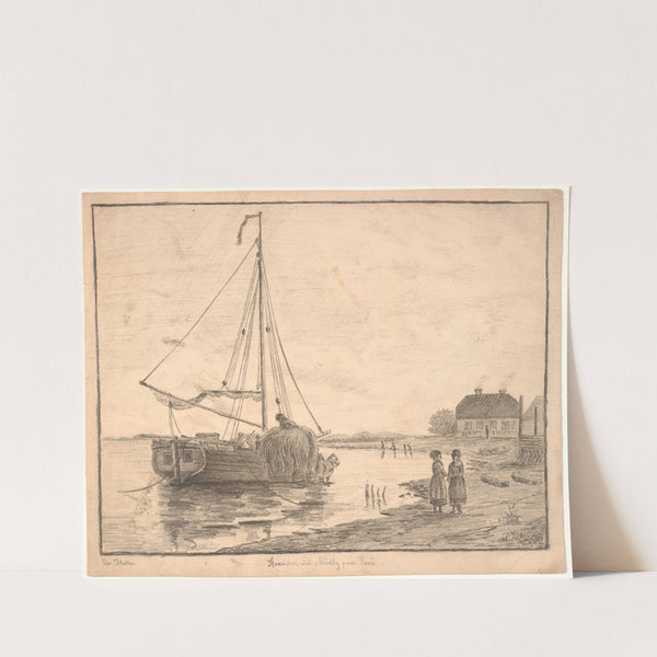 Stranden ved Nordby på Fanø by Christian Blache