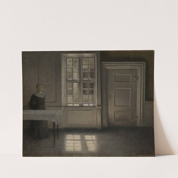 Strandgade, Sunshine by Vilhelm Hammershøi