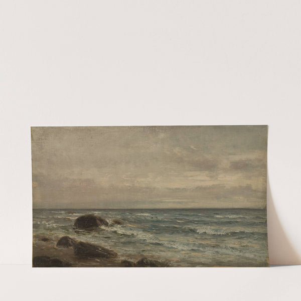 Strandparti, Jæren (1889) by Amaldus Nielsen