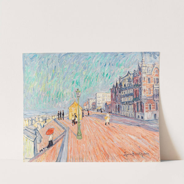 Strandpromenade in Knokke (1907) by Theo Von Brockhusen