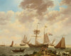 Strandszene mit Segelbooten (1831)