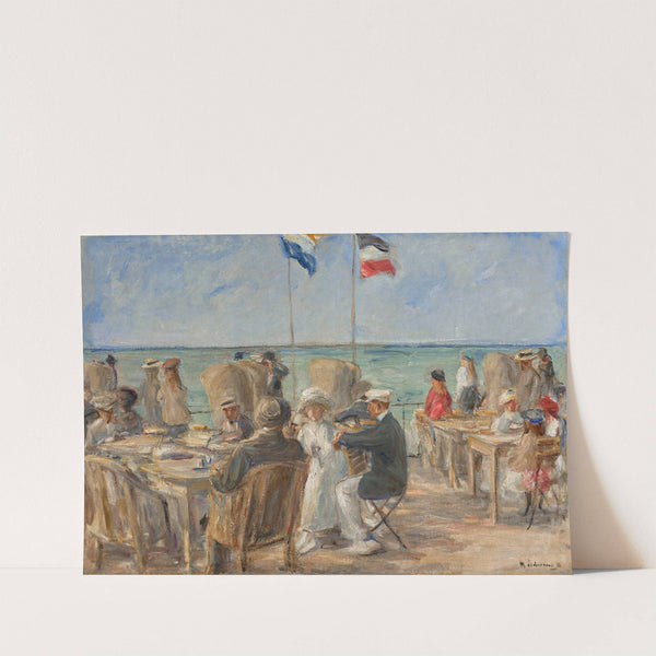 Strandterrasse in Noordwijk (Huis ter Duin) (1913) by Max Liebermann