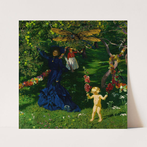 Strange garden by Józef Mehoffer