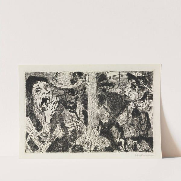 Straße II (1916) by Max Beckmann