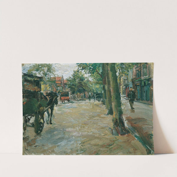 Straße in Horn (1920) by Carl Fahringer