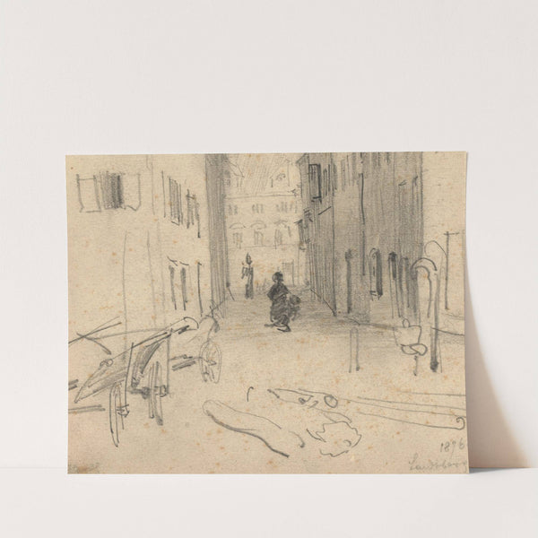 Straße in Landsberg (1876)