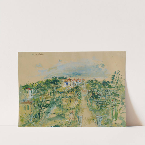 Straße in Sanary-sur-Mer by Wilhelm Thöny