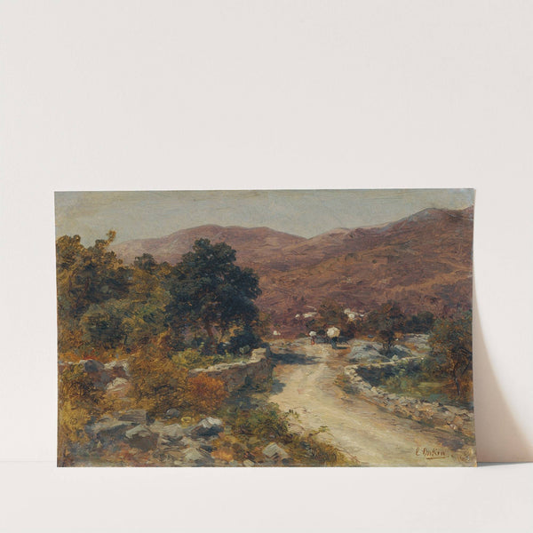 Straße von Mattuglie by Carl Eduard Onken