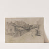 Straßenecke in einem holländischen Fischerdorf (1891) by Max Liebermann