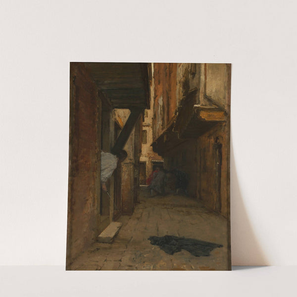 Straßenkampf (1887) by August von Pettenkofen