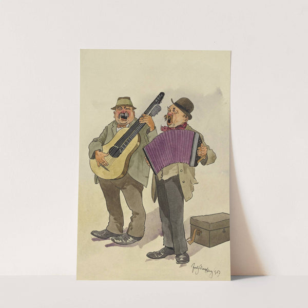 Wiener Typen; Wasserer (1905-1910) by Fritz Schönpflug
