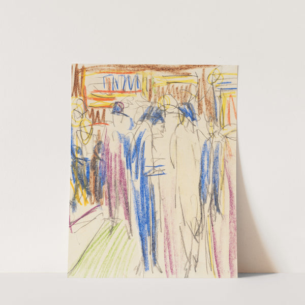 Straßenszene (Berlin) (1914) by Ernst Ludwig Kirchner