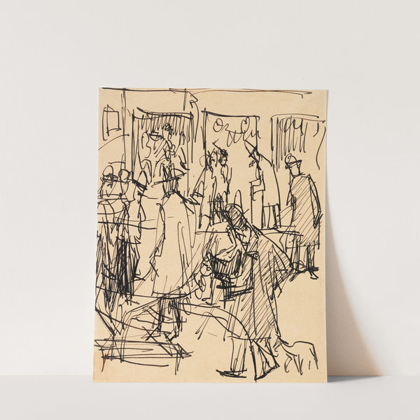 Straßenszene II (1914) by Ernst Ludwig Kirchner