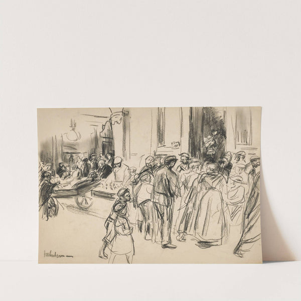 Straßenszene (Street Scene) (circa 1907) by Max Liebermann
