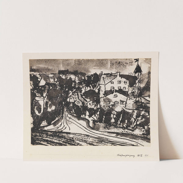 Straßenverzweigung (bei aufgeweichtem Boden) by Paul Klee