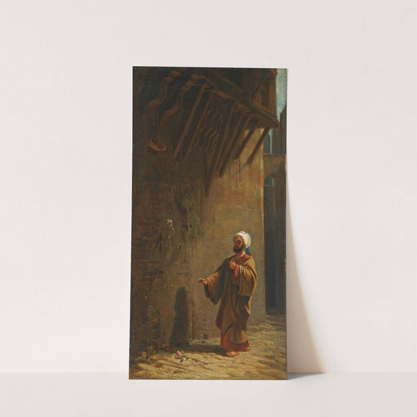 Strasse In Kairo – Türk’ Findet Rose (A Cairo Street) by Carl Spitzweg