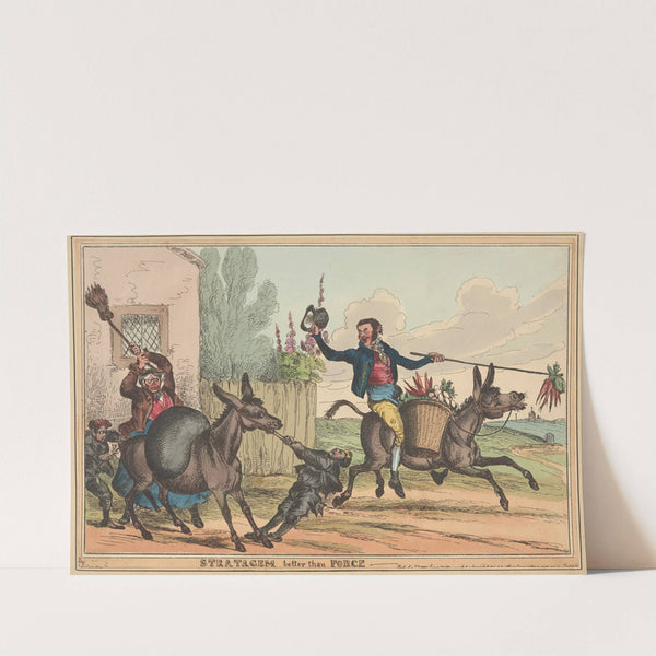 Stratagem better than force. (1830) by William Heath