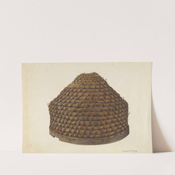Straw Bee Hive by Frank Gray