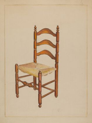 Straw Bottom Chair