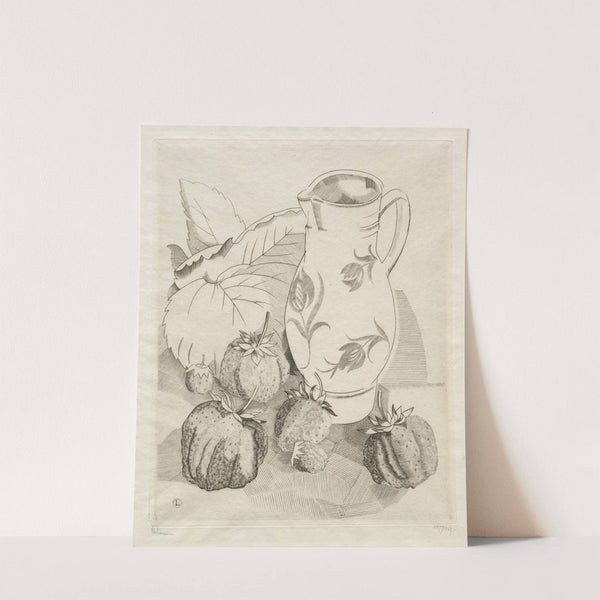 Strawberries (1924) by Jean-Émile Laboureur