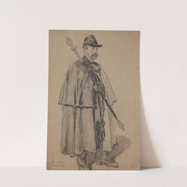 Strażnik Nicolas Cuennet (1918) by Józef Mehoffer