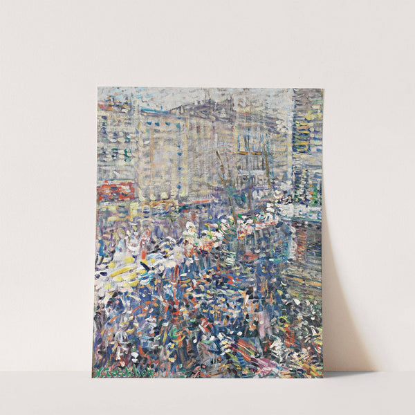 Street Carnival, Paris by Nikolai Alexandrovich Tarkhov