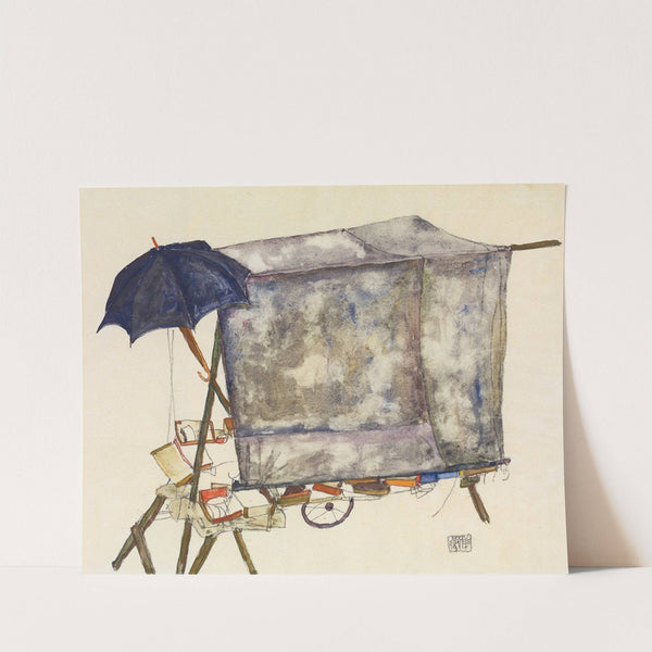 Street Cart (1914) by Egon Schiele