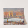 Street Cleaners, Washington Square by William James Glackens