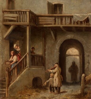 Street fiddler (1863)