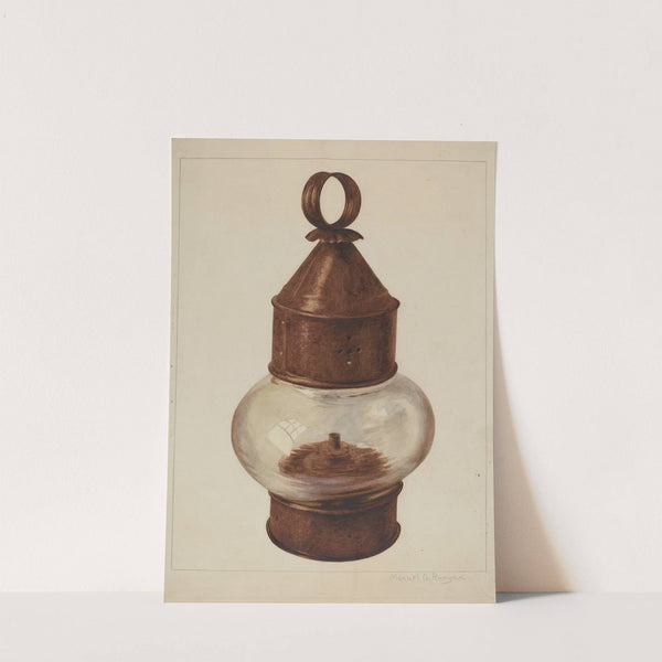 Street Hanging Lamp by Manuel G. Runyan