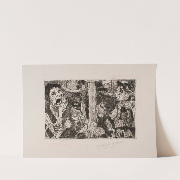 Street II (1916) by Max Beckmann