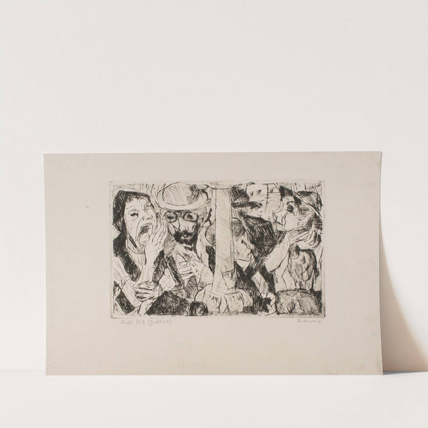 Street II (1916) by Max Beckmann