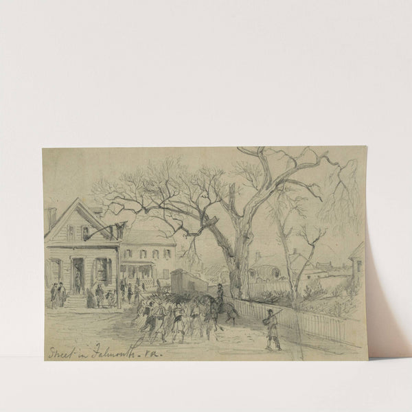 Street in Falmouth, Va. by Alfred Rudolph Waud