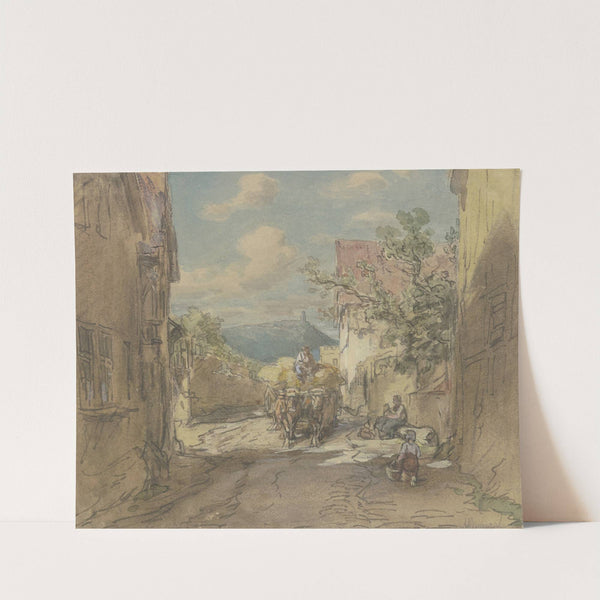 Street in Kronberg 2 by Anton Burger