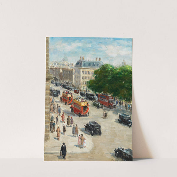 Street in London by Narcisse Guilbert