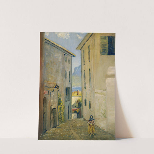 Street in Lugano by Louis Michel Eilshemius