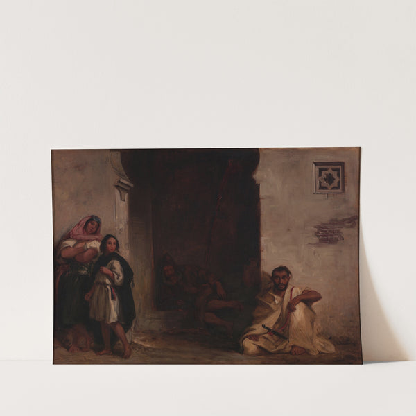Street in Meknes (1832) by Eugène Delacroix