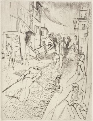 Street in Montmartre (1906 - 1910)