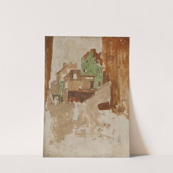 Street in Montmartre, Paris by George Hendrik Breitner