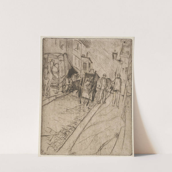 Street in Montmartre (1906 - 1910) by Rudolf Grossmann